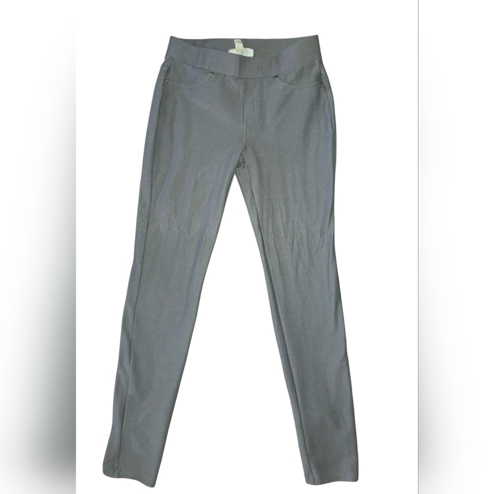 Michael Kors Small Grey Pull On Knit Legging Pant Skinny Leg